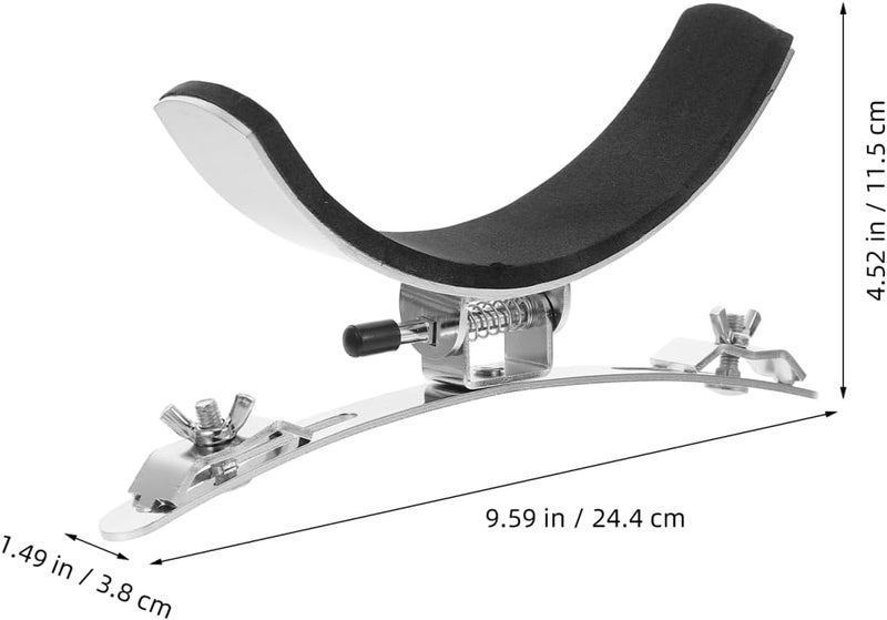 SHOWERORO Stainless Steel Snare Drum Support Accessory for Marching Drums, Durable Leg Rest for Stable Support and Easy Use - Image 4